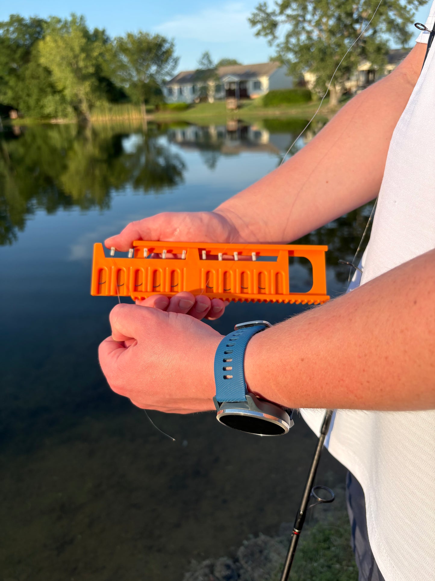 Hook Array™ - Fully loaded with your choice of hook connector color (Patent Pending)